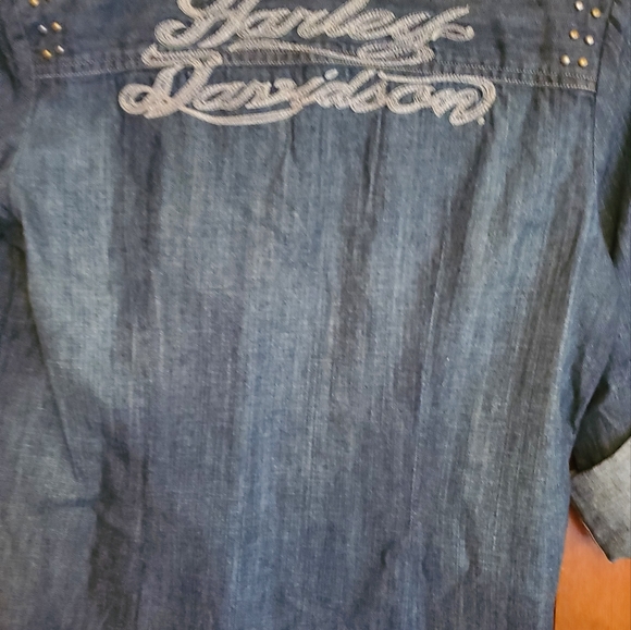 Harley-Davidson, denim shirt - Picture 2 of 3